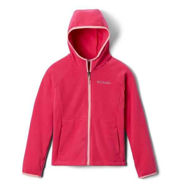 Columbia Fast Trek II Fleece Jacket Pink For Girls NZ92031 New Zealand